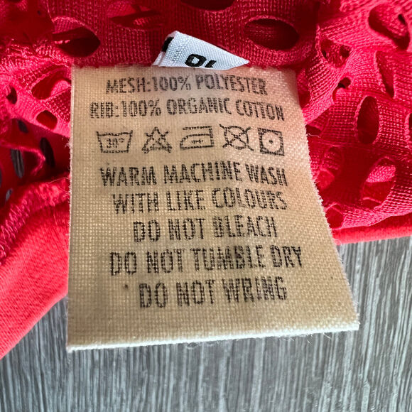 Bella + Frank Mesh Shirt Kids 10 Years Red - Picture 5 of 9